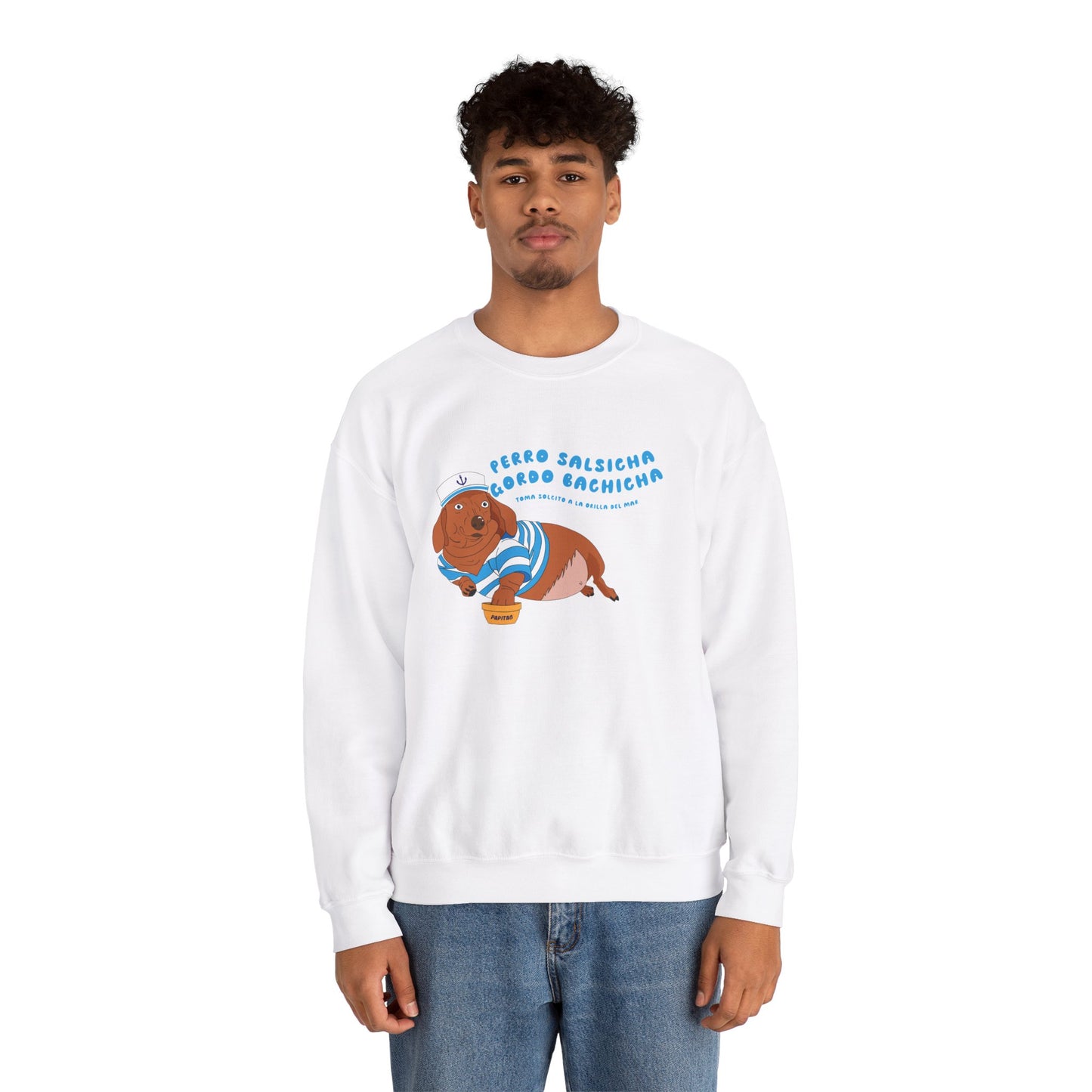 Perro Salsicha Unisex Heavy Blend™ Crewneck Sweatshirt
