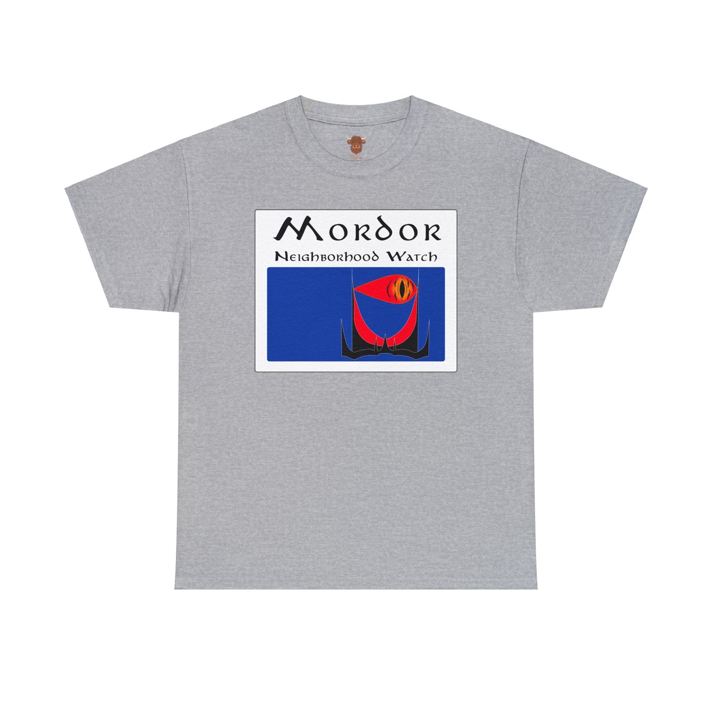 Mordor Neighborhood Watch Unisex Heavy Cotton Tee
