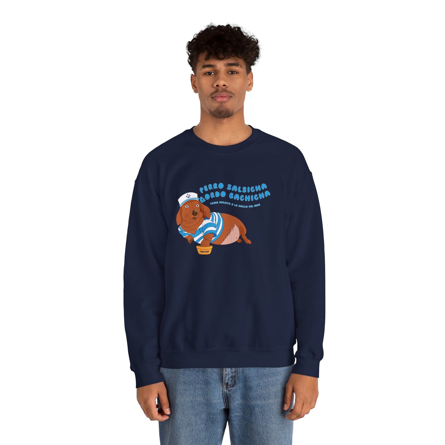 Perro Salsicha Unisex Heavy Blend™ Crewneck Sweatshirt