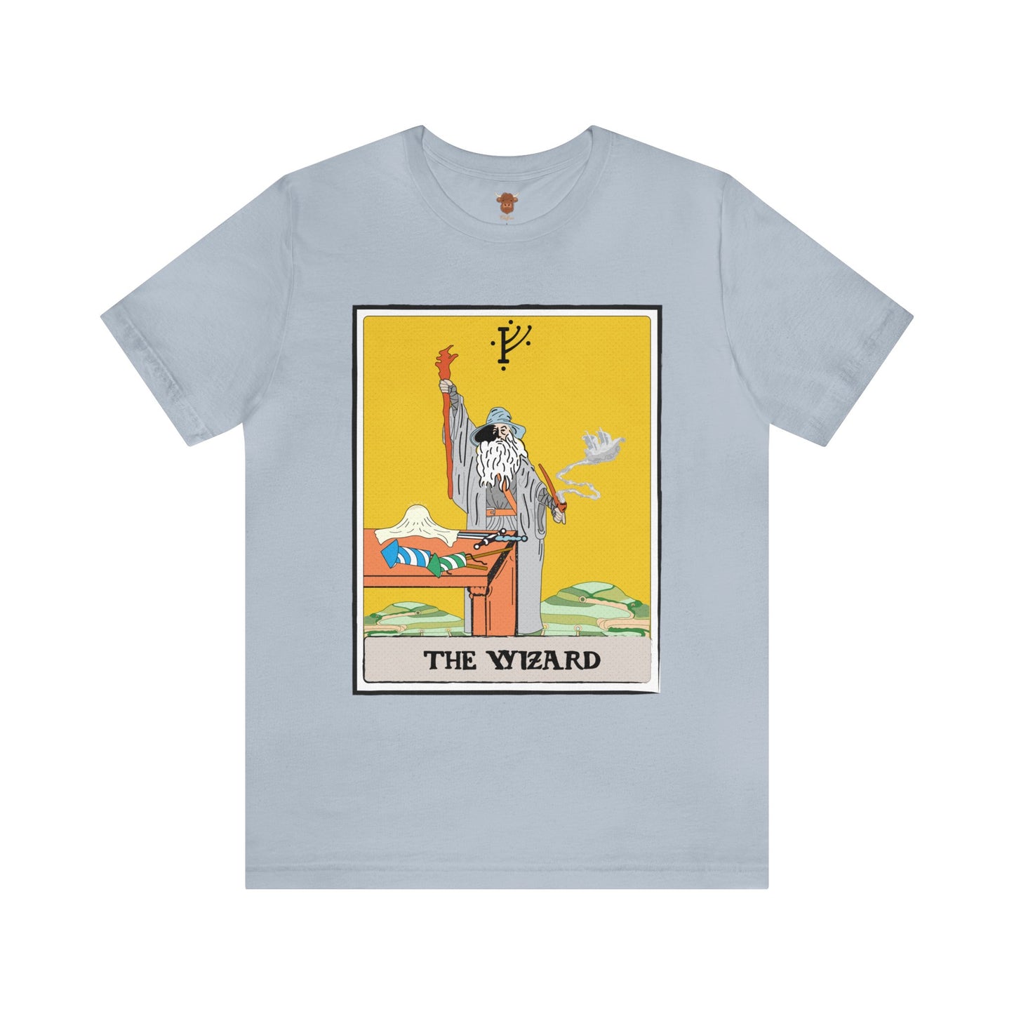 The Wizard Tarot Card Unisex Short Sleeve Tee