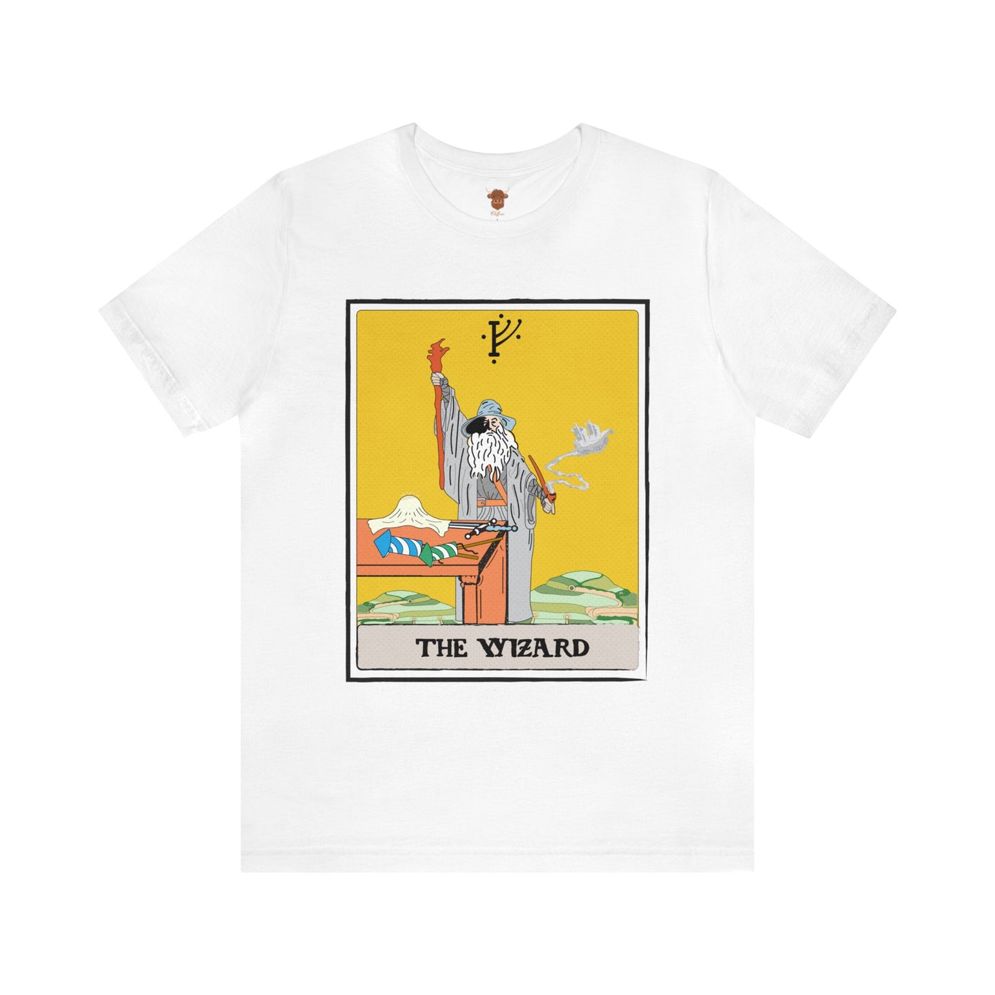 The Wizard Tarot Card Unisex Short Sleeve Tee