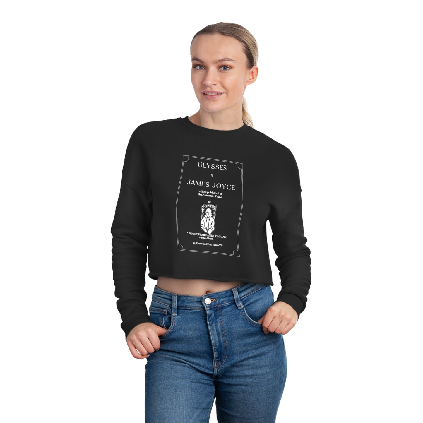 Ulysses First Edition Women's Cropped Sweatshirt