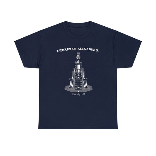 Library of Alexandria Unisex Heavy Cotton Tee