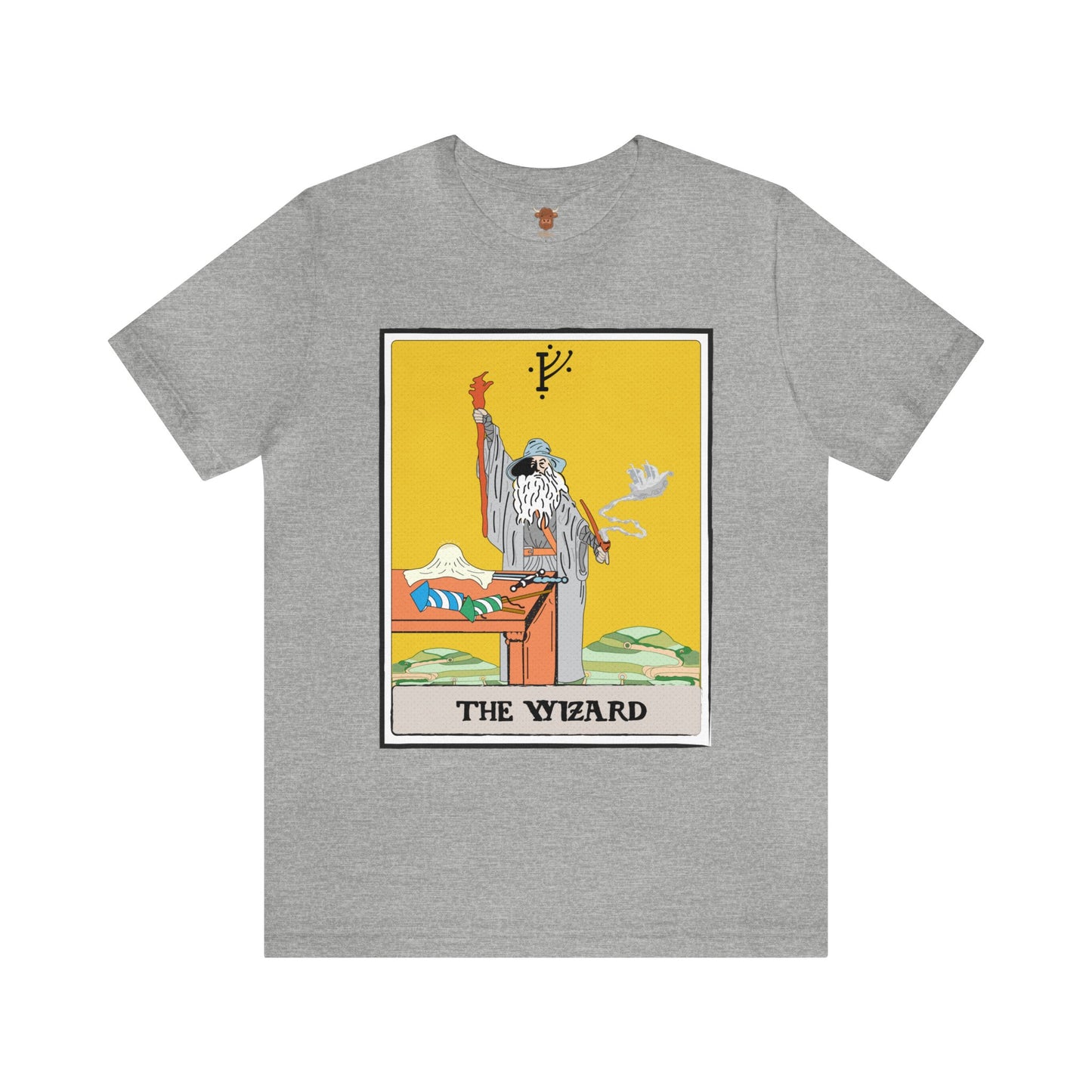 The Wizard Tarot Card Unisex Short Sleeve Tee