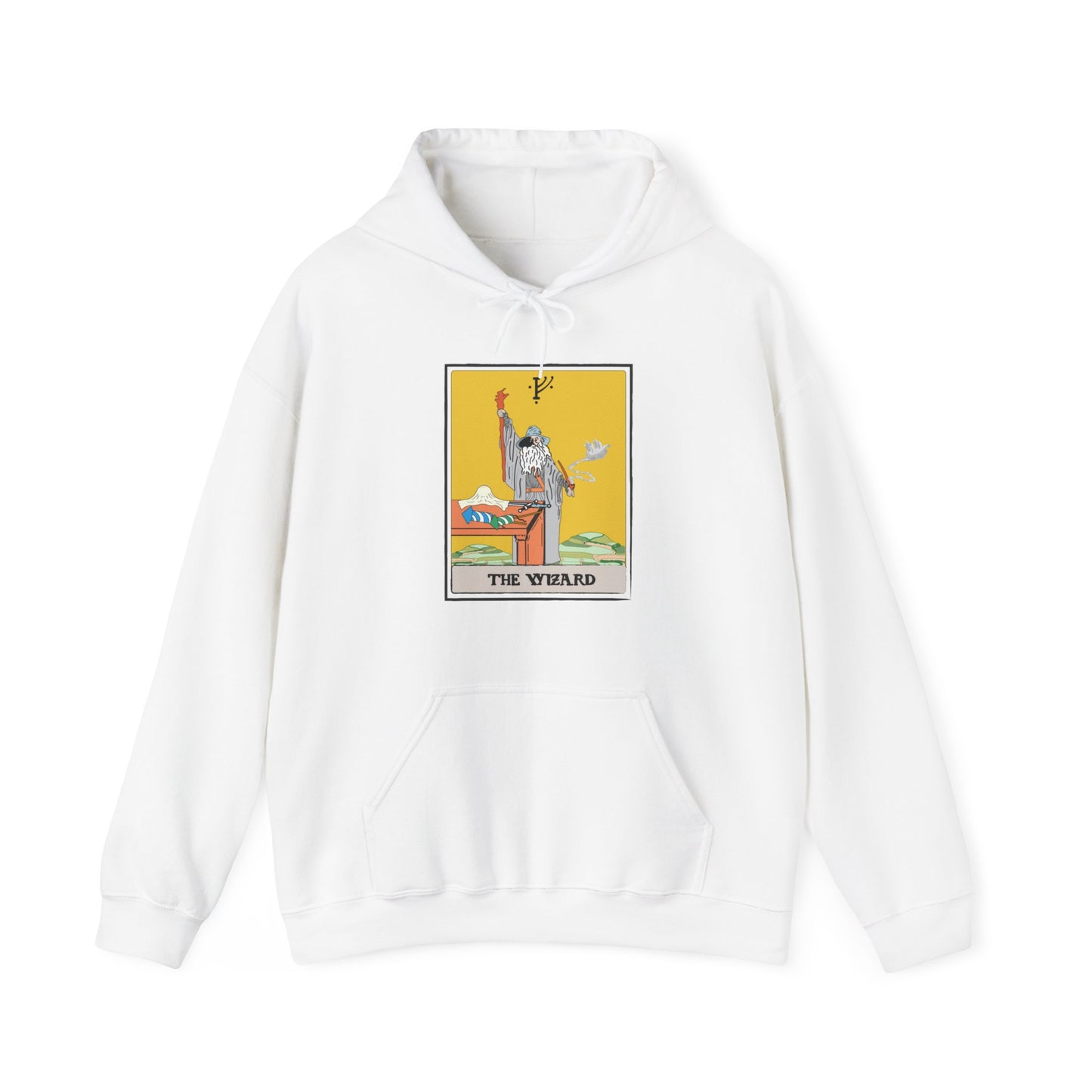 The Wizard Tarot Card Unisex Hooded Sweatshirt