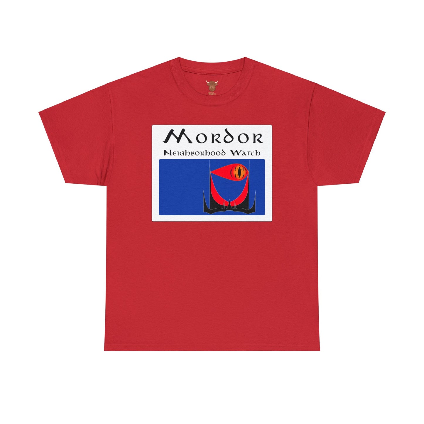 Mordor Neighborhood Watch Unisex Heavy Cotton Tee