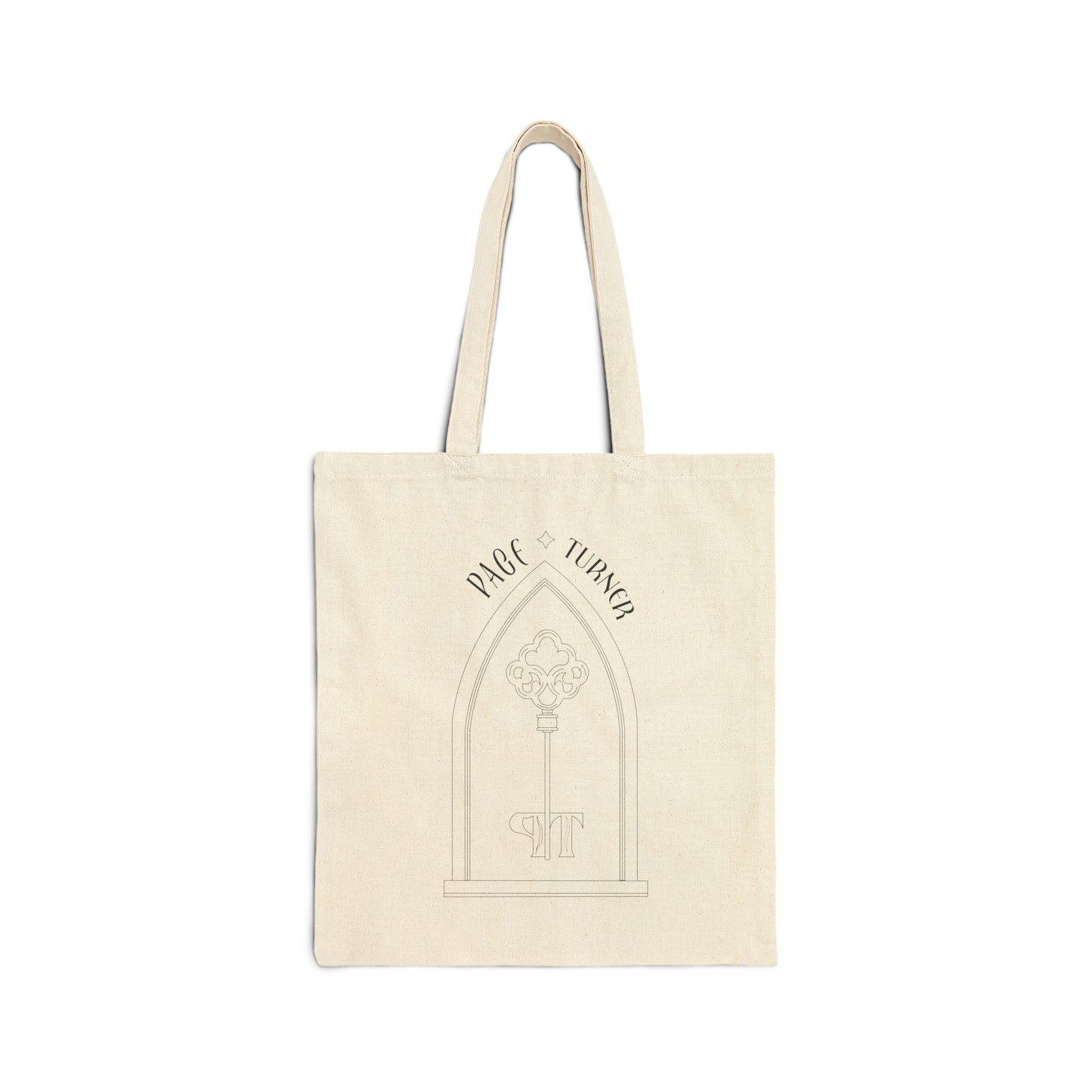 Page Turner Cotton Canvas Tote Bag