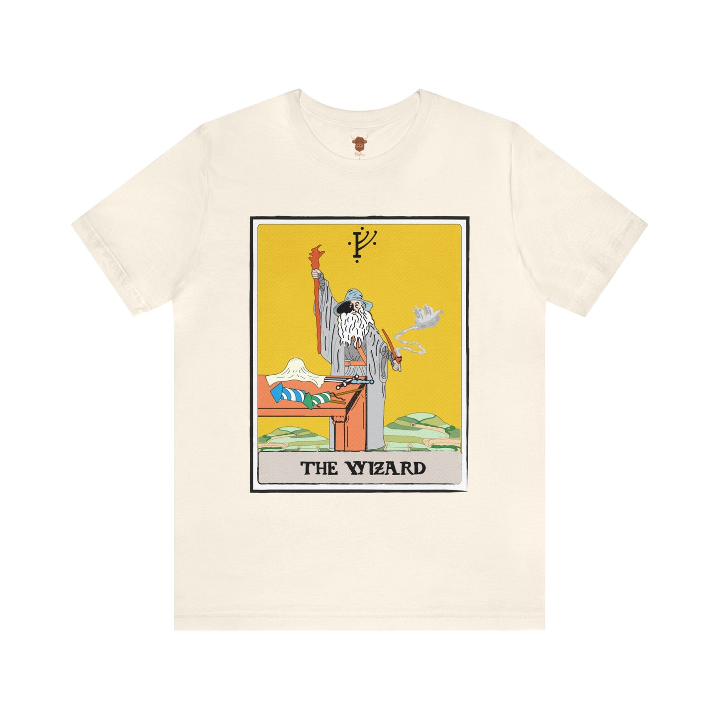 The Wizard Tarot Card Unisex Short Sleeve Tee