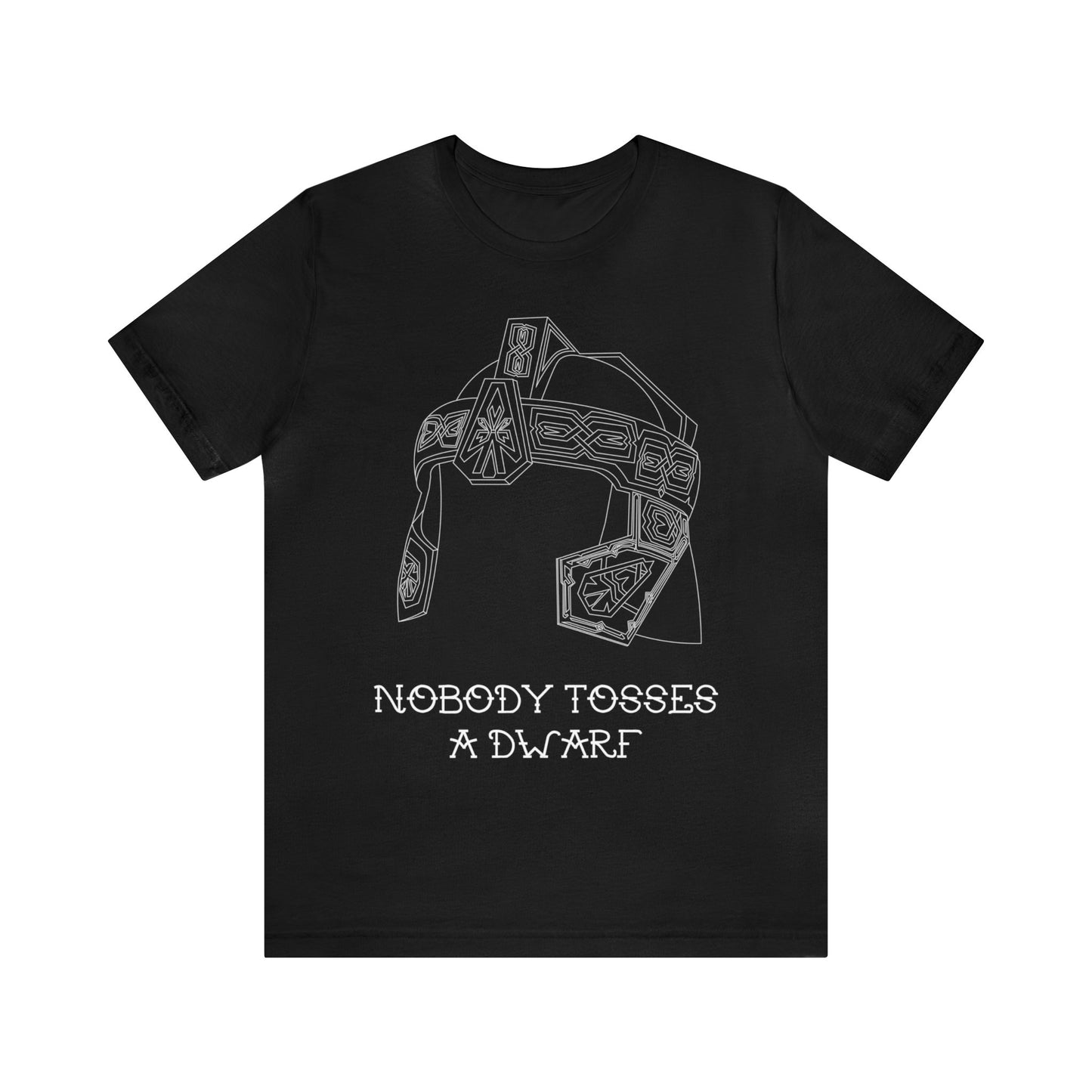 Nobody Tosses a Dwarf Unisex Short Sleeve Tee