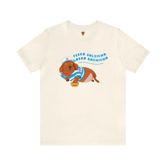 Perro Salsicha Unisex Short Sleeve Tee