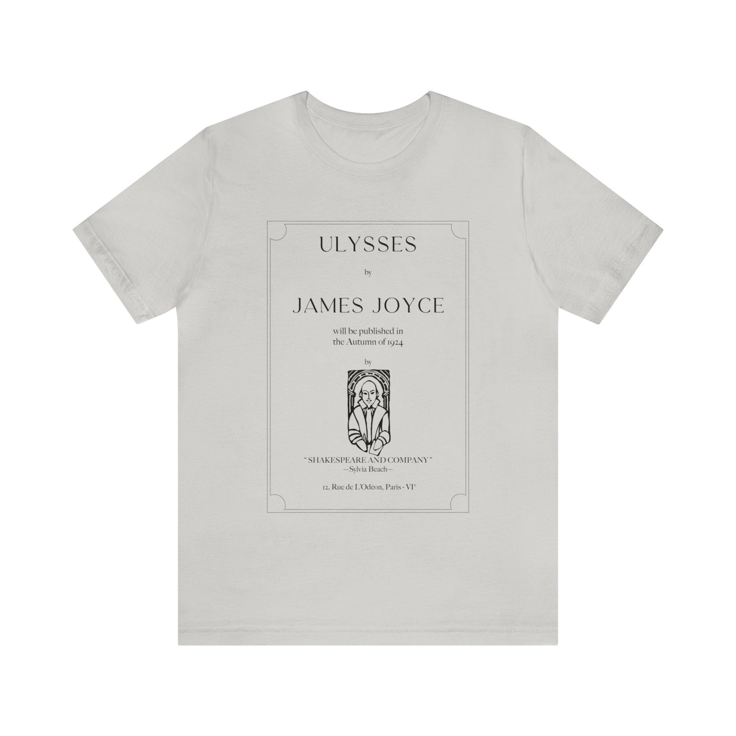 Ulysses First Edition Title Page Unisex Short Sleeve Tee