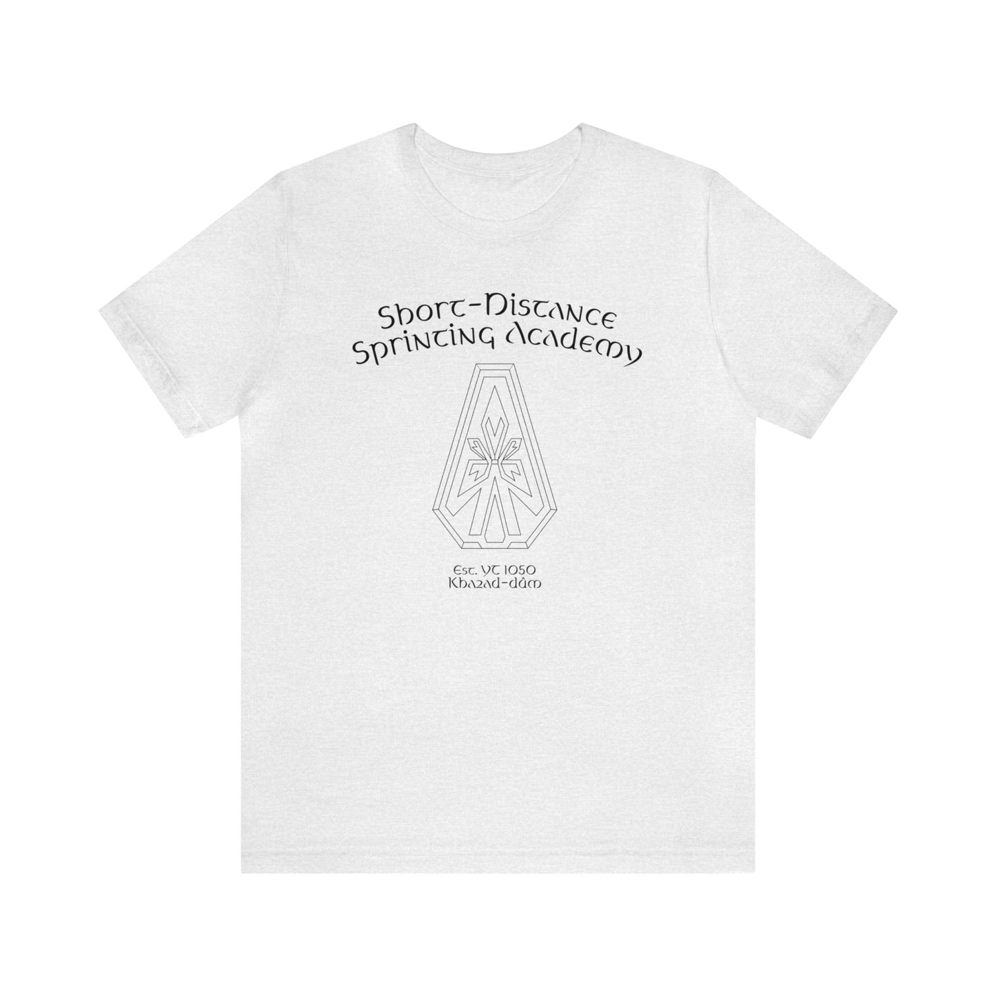 Short-Distance Sprinting Academy Unisex Short Sleeve Tee