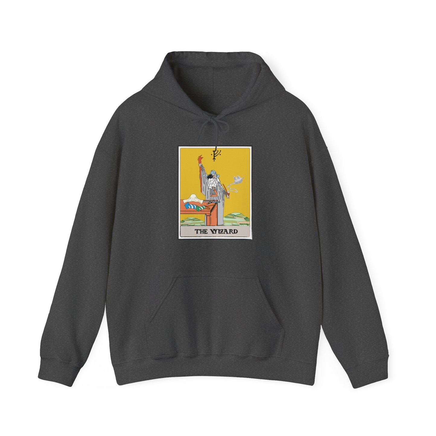 The Wizard Tarot Card Unisex Hooded Sweatshirt