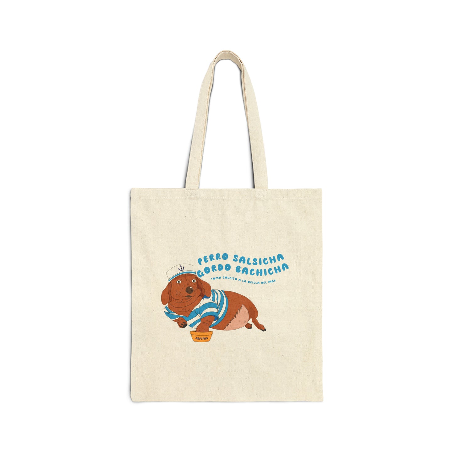 Perro Salsicha Cotton Tote Bag