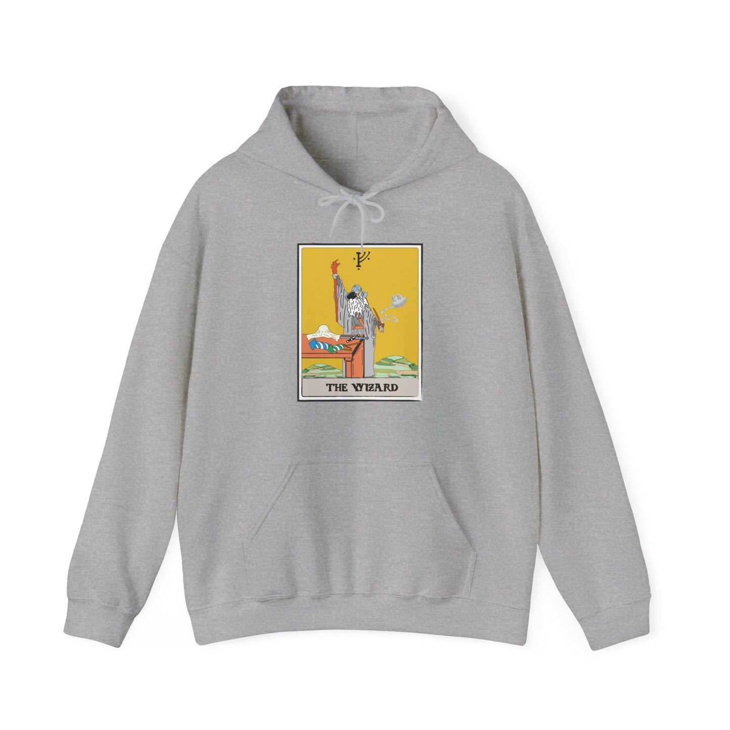 The Wizard Tarot Card Unisex Hooded Sweatshirt