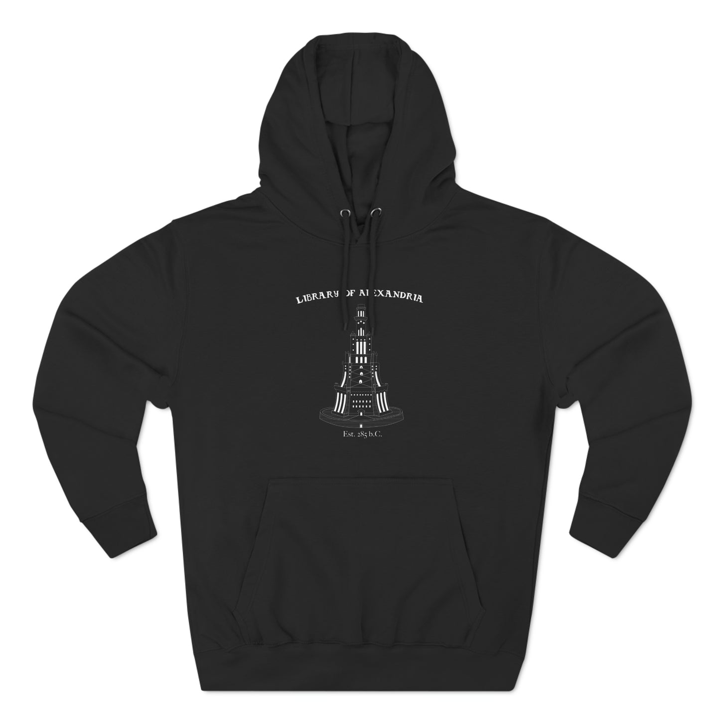 Alexandria Library Three-Panel Fleece Hoodie