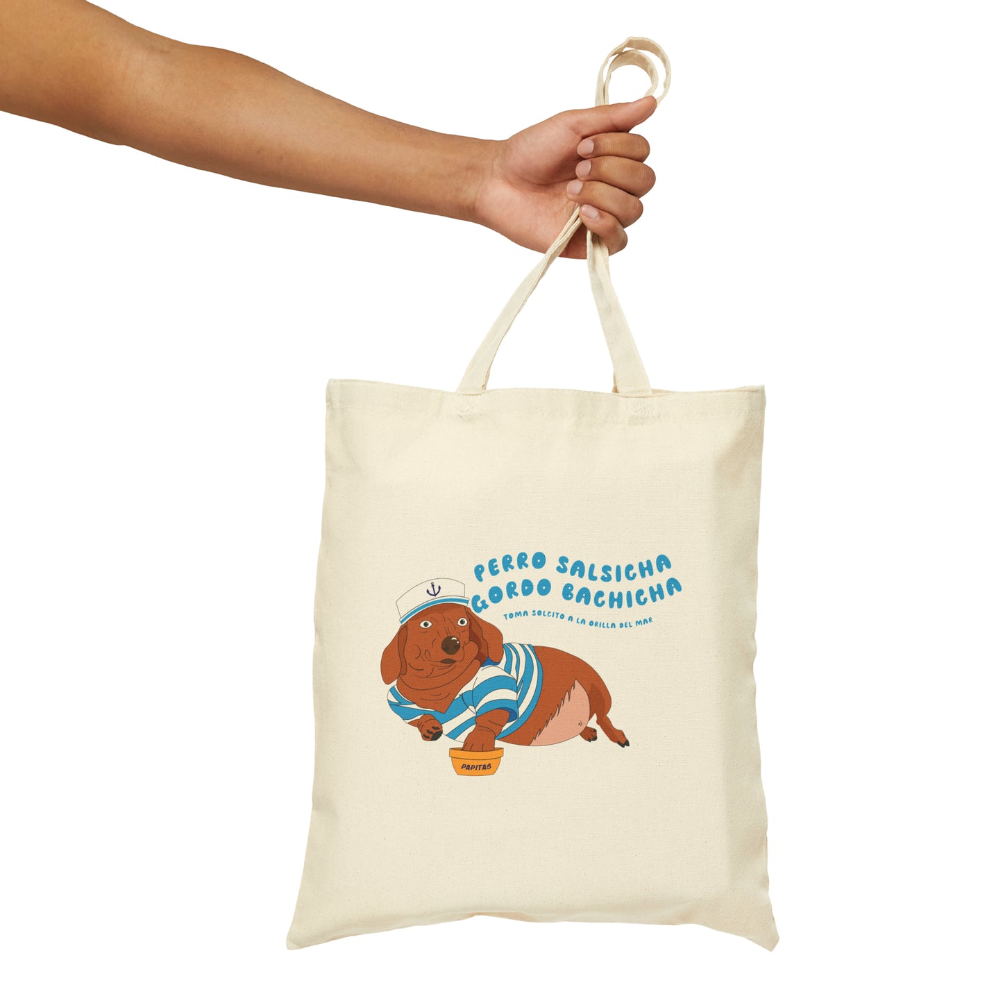 Perro Salsicha Cotton Tote Bag