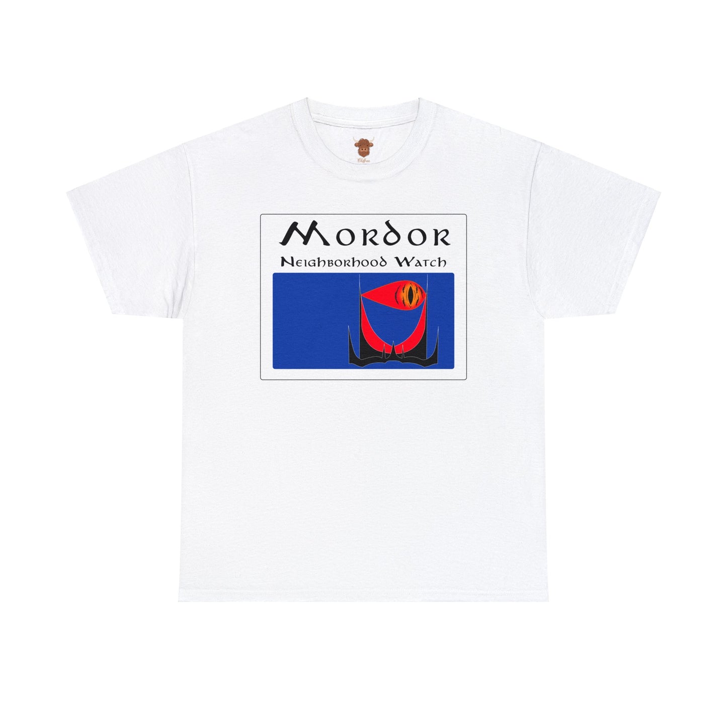 Mordor Neighborhood Watch Unisex Heavy Cotton Tee