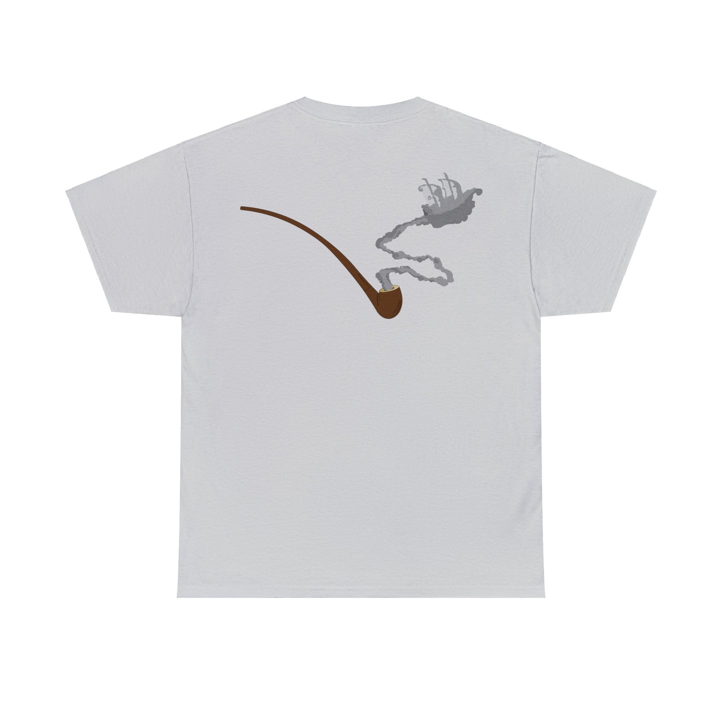 Gandalf Pipe on Back Unisex Heavy Cotton Tee